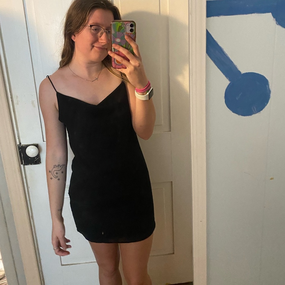 Forever 21 black tank top dress